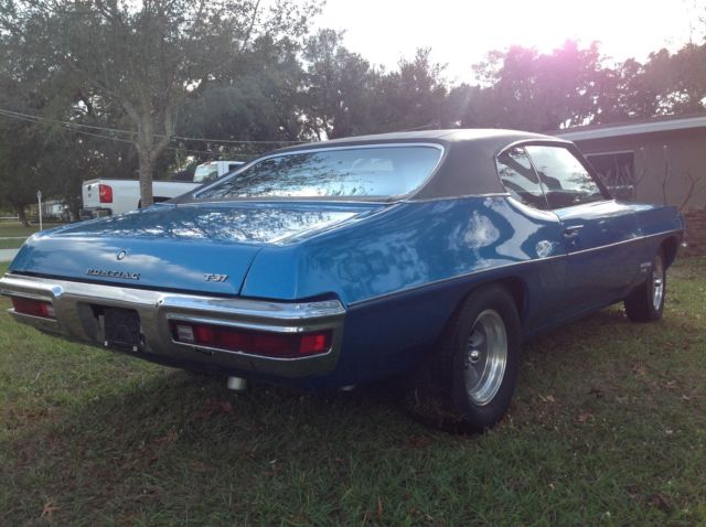 1971 Blue Pontiac Le Mans Coupe