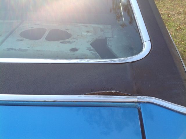 1971 Blue Pontiac Le Mans Coupe