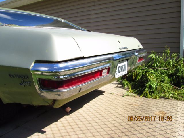 1971 Green Pontiac Le Mans Coupe