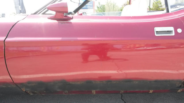1971 Burgundy Ford Mustang Convertible