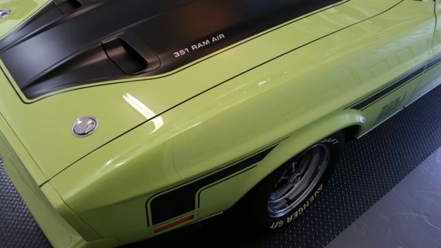 1971 Green Ford Mustang Fastback