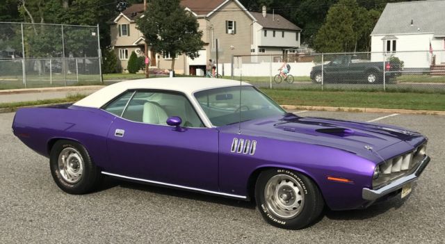 1971 B2 Blue Plymouth Barracuda Coupe