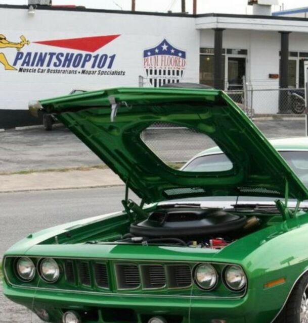 1971 B2 Blue Plymouth Barracuda Coupe