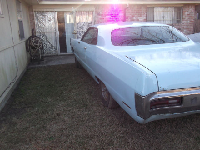1971 Blue Plymouth Fury Coupe
