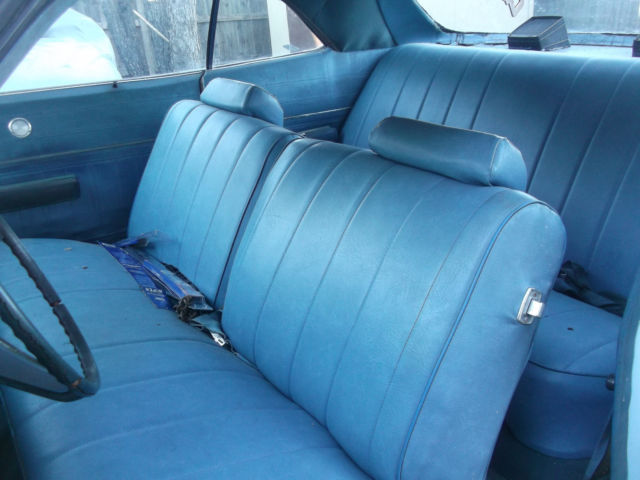 1971 Blue Plymouth Fury Coupe