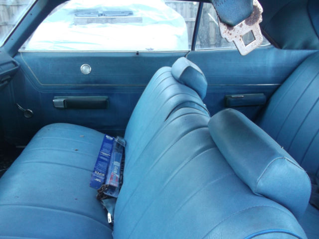 1971 Blue Plymouth Fury Coupe
