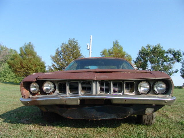 1971 Blue Plymouth Barracuda Coupe