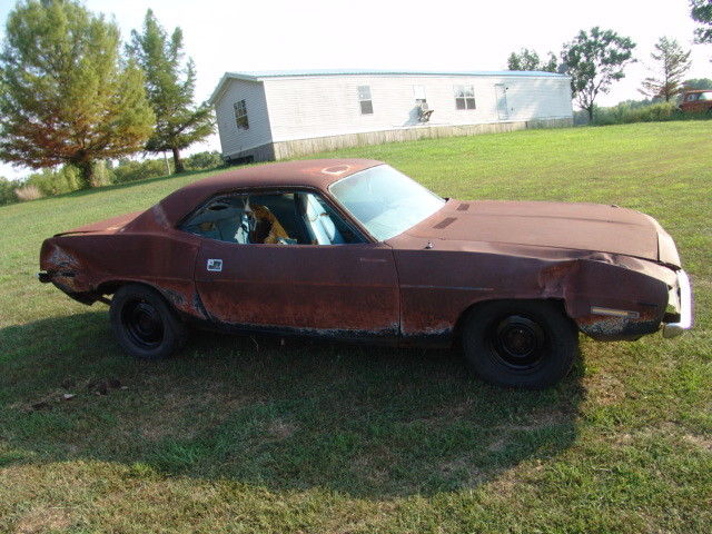 1971 Blue Plymouth Barracuda Coupe