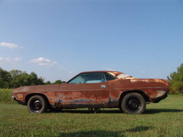 1971 Blue Plymouth Barracuda Coupe