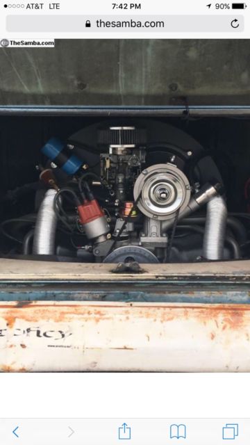 1971 Blue Volkswagen Bus/Vanagon Van