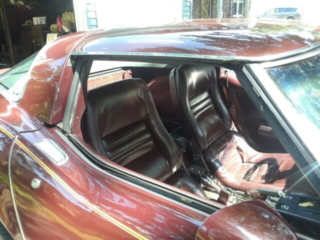 1980 Claret Chevrolet Corvette Coupe