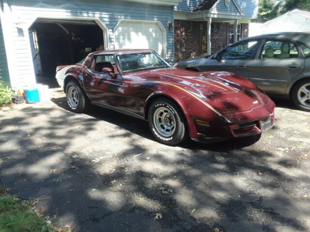 1980 Claret Chevrolet Corvette Coupe