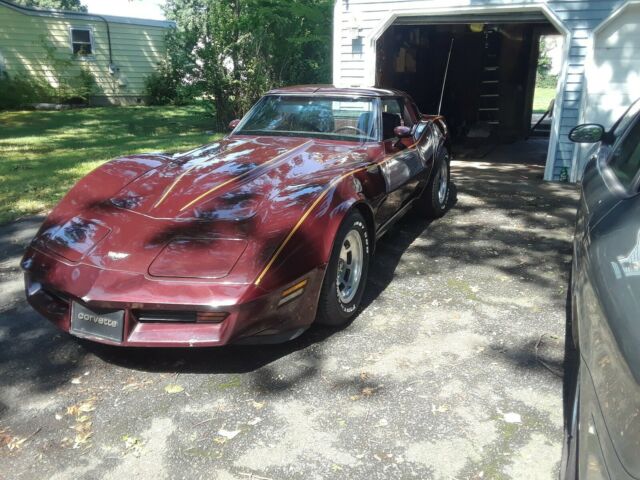 1980 Claret Chevrolet Corvette Coupe