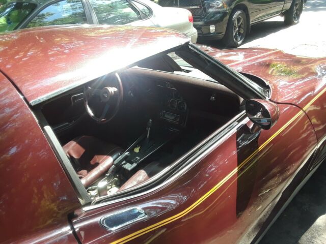 1980 Claret Chevrolet Corvette Coupe