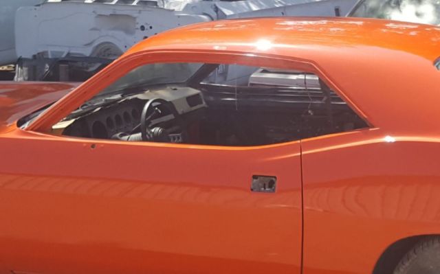 1972 Red Plymouth Barracuda Coupe