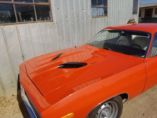 1972 Red Plymouth Barracuda Coupe
