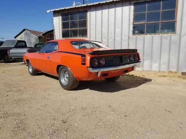 1972 Red Plymouth Barracuda Coupe