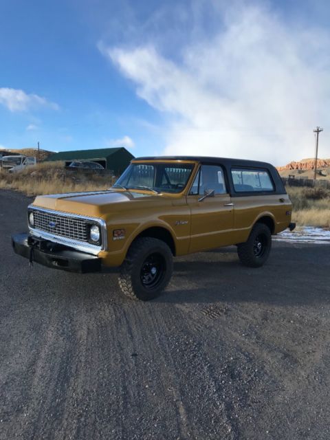 1972 Ochre Chevrolet Blazer UTLP