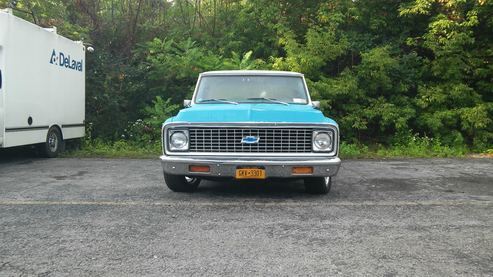 1972 Blue Chevrolet C-10 Standard Cab Pickup