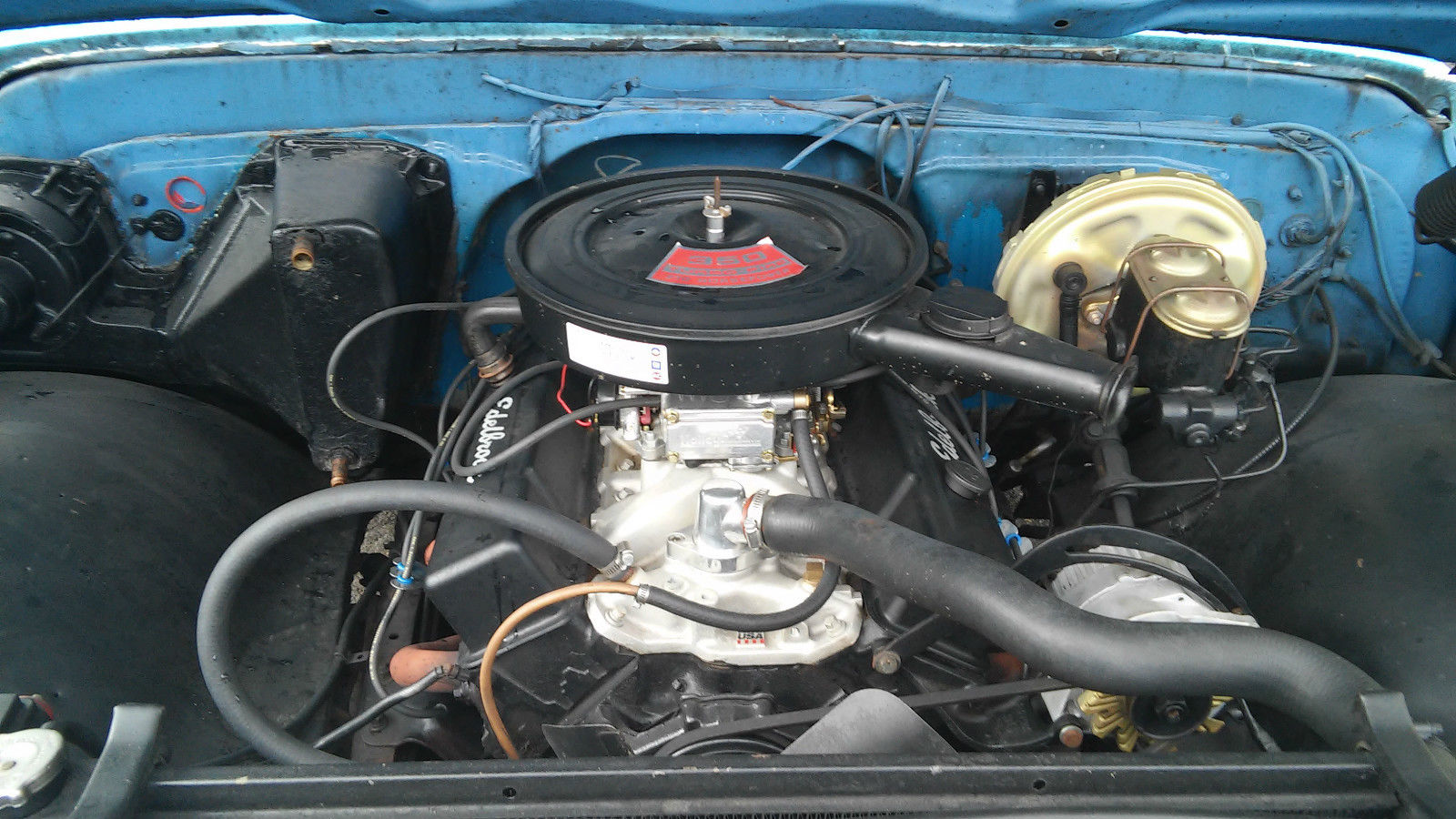 1972 Blue Chevrolet C-10 Standard Cab Pickup