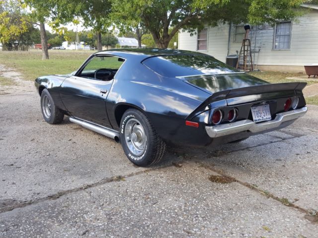 1972 Black Chevrolet Camaro Coupe