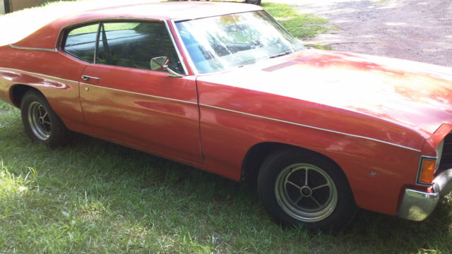 1972 Gold Chevrolet Chevelle