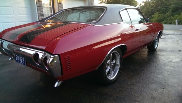 1972 Red Chevrolet Chevelle Coupe