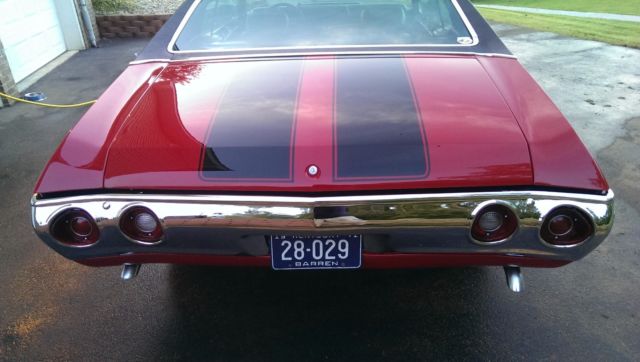 1972 Red Chevrolet Chevelle Coupe