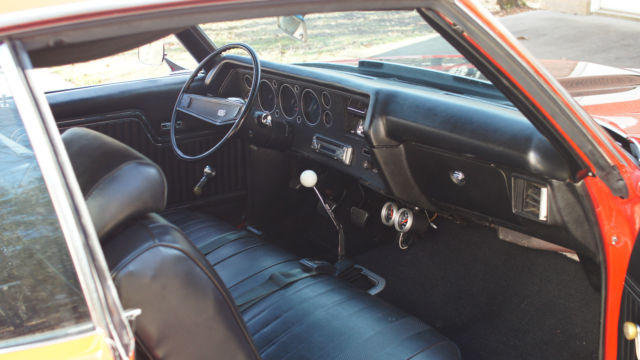 1972 Red Chevrolet Chevelle Coupe