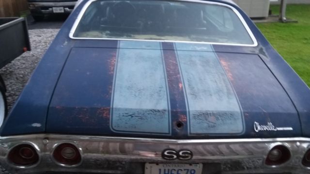 1972 Blue Chevrolet Chevelle