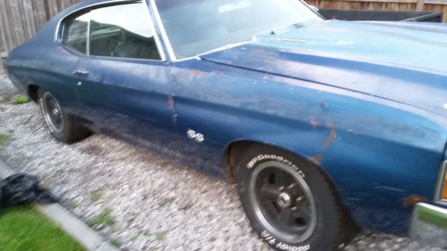 1972 Blue Chevrolet Chevelle
