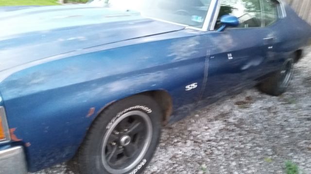 1972 Blue Chevrolet Chevelle