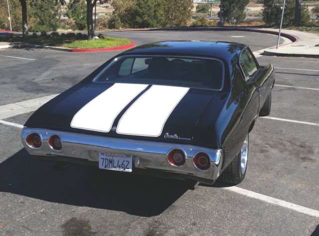 1972 Black Chevrolet Chevelle Coupe