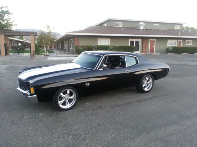 1972 Black Chevrolet Chevelle Coupe