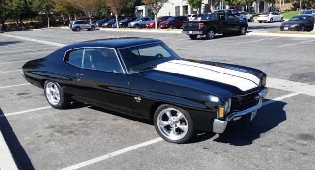 1972 Black Chevrolet Chevelle Coupe