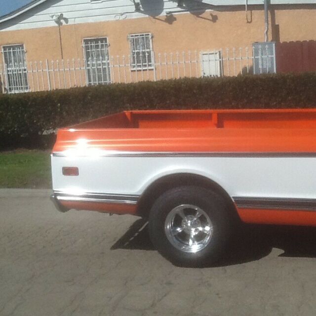 1972 Orange Chevrolet C-10 Standard 2 door cab