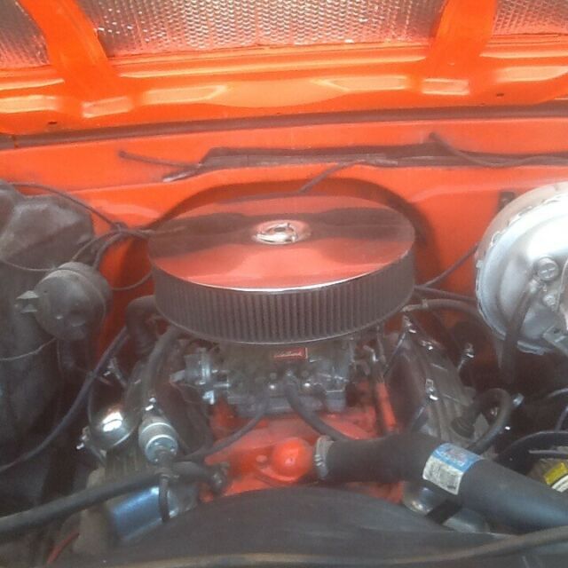 1972 Orange Chevrolet C-10 Standard 2 door cab