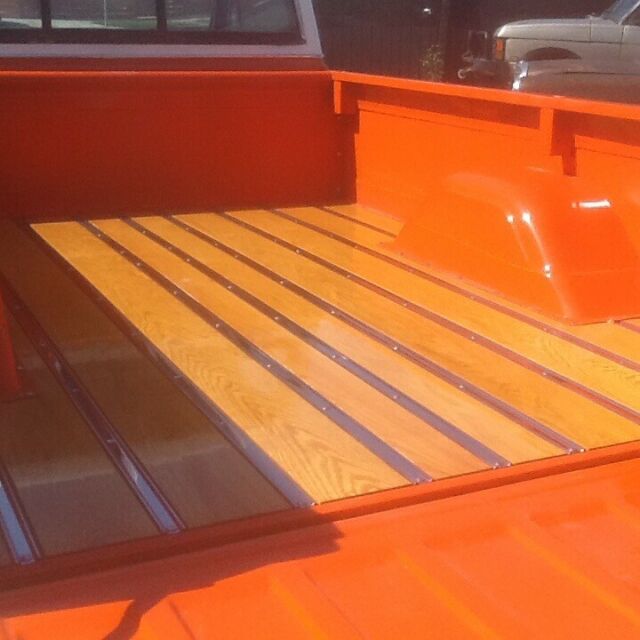 1972 Orange Chevrolet C-10 Standard 2 door cab