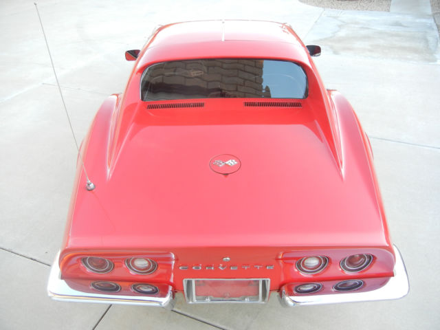 1972 Red Chevrolet Corvette Coupe