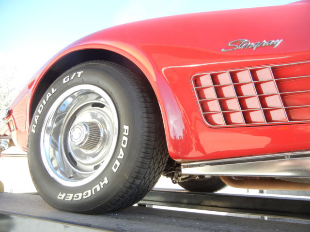 1972 Red Chevrolet Corvette Coupe