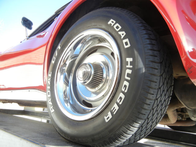 1972 Red Chevrolet Corvette Coupe