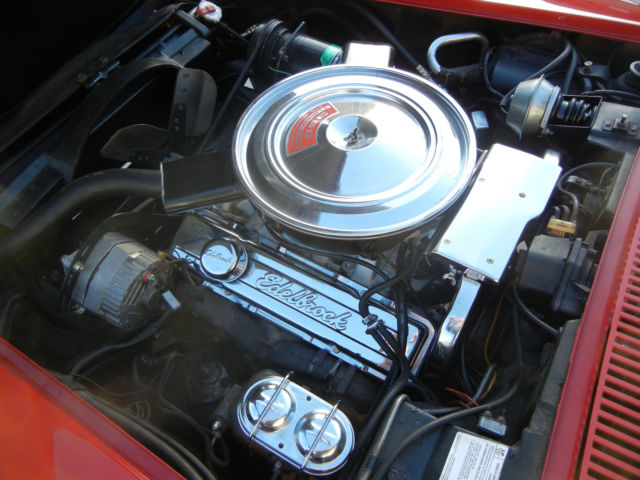 1972 Red Chevrolet Corvette Coupe