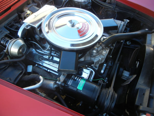 1972 Red Chevrolet Corvette Coupe