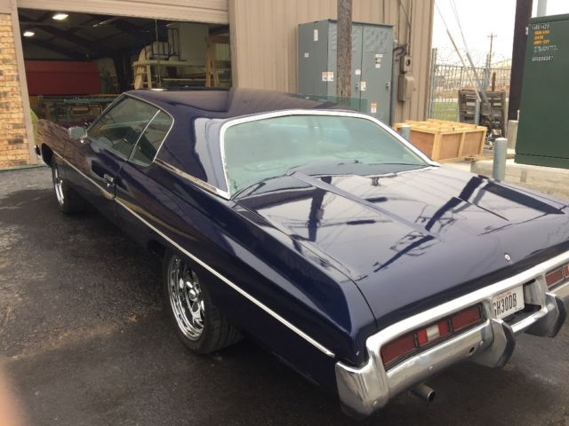 1972 Blue Chevrolet Impala Coupe
