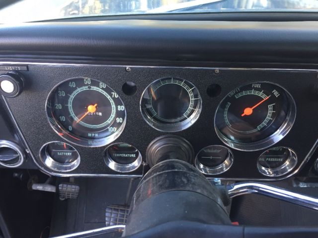 1972 Blue Chevrolet C-10 Long Bed
