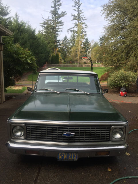 1972 White Chevrolet C-10