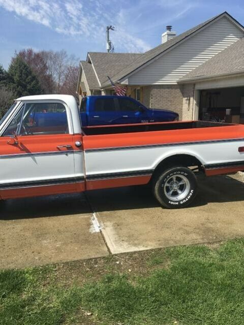 1972 Orange Chevrolet C-10 Cab & Chassis