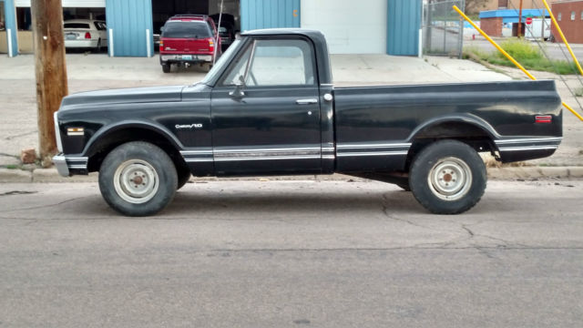 1972 Black Chevrolet C/K Pickup 1500