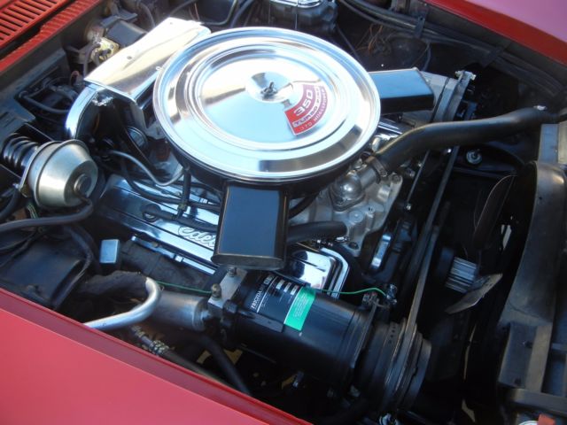1972 Red Chevrolet Corvette