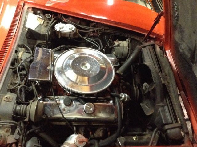 1972 Red Chevrolet Corvette